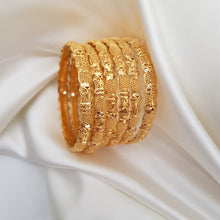 Celestial Shine Gold Polished Bangles