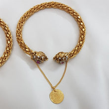 Regal Radiance Gold Tone Bangles