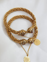 Noble Gleam Gold Polished Bangles/Kara