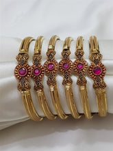 Mythic Luster Gold Polished Bangles