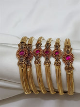 Mythic Luster Gold Polished Bangles