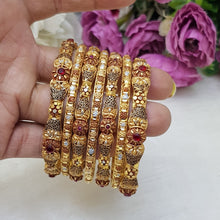 Shimmering Flame Lacker Bangles