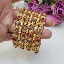 Shimmering Flame Lacker Bangles