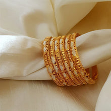 Noble Radiance Gold Polished Bangles