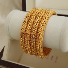 Golden Glide Gold Plated Bangles set