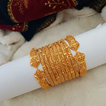 Fashion Secret Gold Polish Bangles