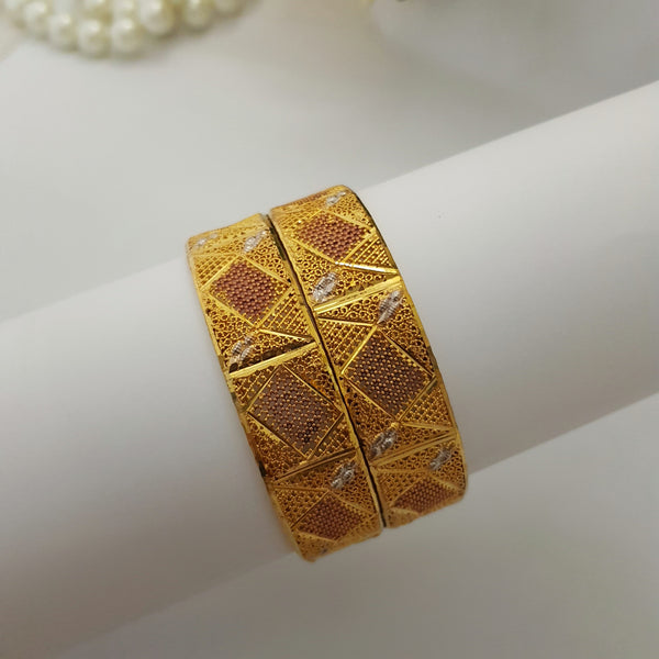 Regal Charm Gold Color Bangles/Karay