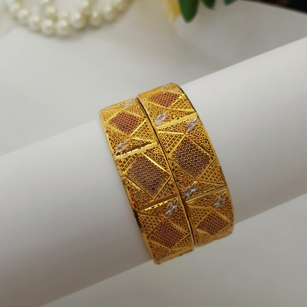 Regal Charm Gold Color Bangles/Karay