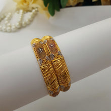 Regal Radiance Gold Plated Kara/Bangles