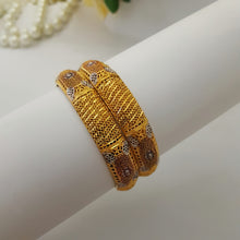 Regal Radiance Gold Plated Kara/Bangles