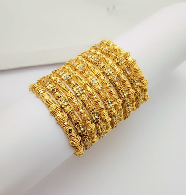 Regal Elegance Gold Plated Bangles/Karay