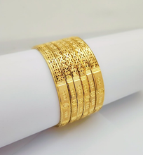 Regal Open Gold Plated Bangle