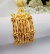 Golden Twilight Lacker Bangles