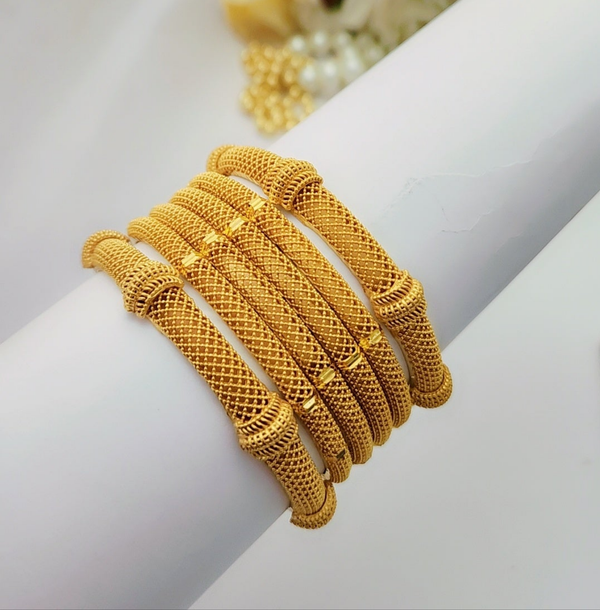 Golden Twilight Lacker Bangles