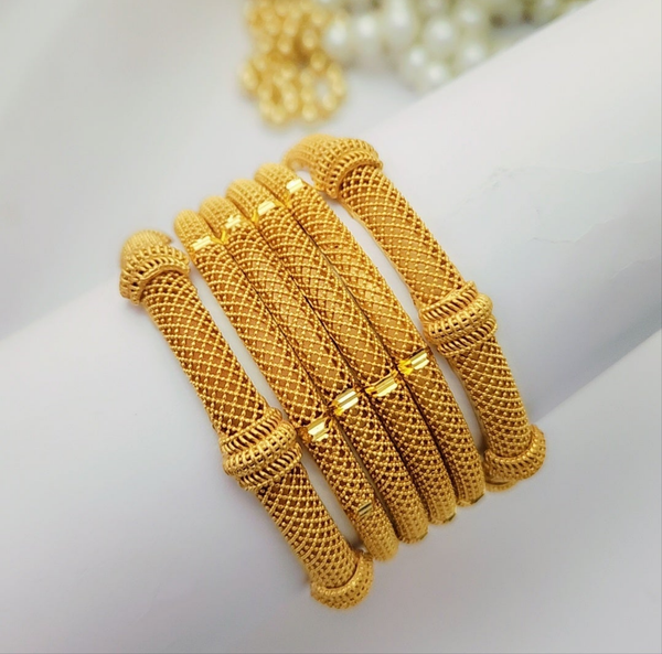 Golden Twilight Lacker Bangles