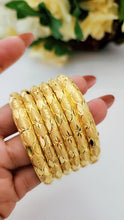 Noble Opulence Gold Polished Bangles