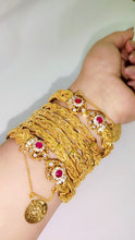Gold Looking Bangles Set for Brides