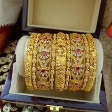 Twinkling Tranquility One Karat Bangles Set