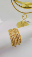 Elegant Gold-Toned Bangle Set