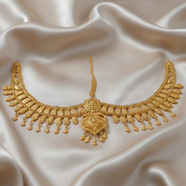 Bridal Mathapatti Headpiece – Elegant Wedding Jewelry
