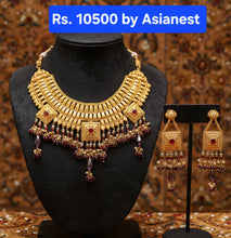 Glimmering Gold-Coated Bridal Necklace Set – Luxury Wedding Jewelry
