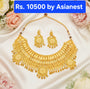 Radiance Gold-Coated Bridal Necklace Set