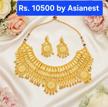 Radiance Gold-Coated Bridal Necklace Set