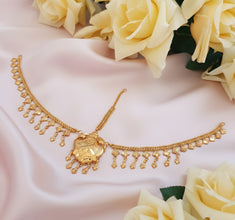 Radiant Heritage Bridal Mathapatti – Opulent Hairpiece