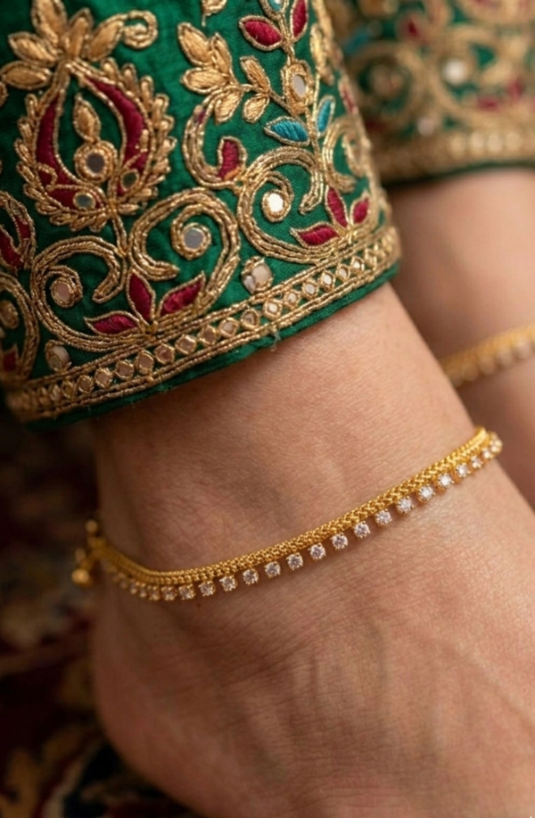 Elegant Gold Anklet for Women