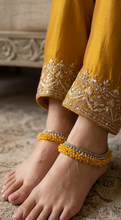 Golden Radiance Gold Plated Anklet –Elegant Alloy Foot Jewelry for Women