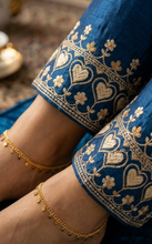 Gold Coated Anklets/Payal For Bridal