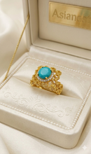 Fancy Spin Golden Ball Rings | Rotating Gold-Polish Statement Ring for Girls