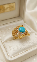 Fancy Spin Golden Ball Rings | Rotating Gold-Polish Statement Ring for Girls