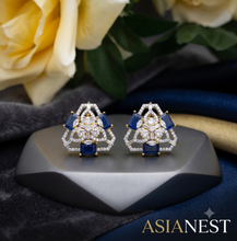 Golden Zircon Prestige Earrings – Premium Fashion Jewelry for Women