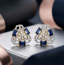 Golden Zircon Prestige Earrings – Premium Fashion Jewelry for Women
