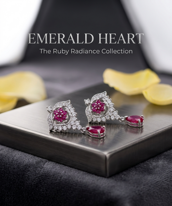 Royal Zircon Heritage Earrings – Elegant Fashion Jewelry for Women