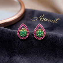 Imperial Zircon Royal Glow Earrings – Elegant Fashion Jewelry for Women
