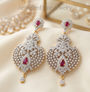 Royal Zircon Spark Earrings – Premium Fashion Jewelry for Women