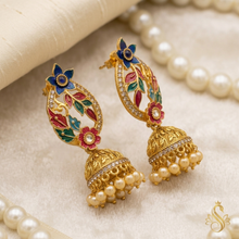 Zareya Glow Jhumkay | Classic Regal Elegance