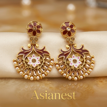 Scarlet Pearl Chandelier Earrings – Premium Fashion Jewelry for Women