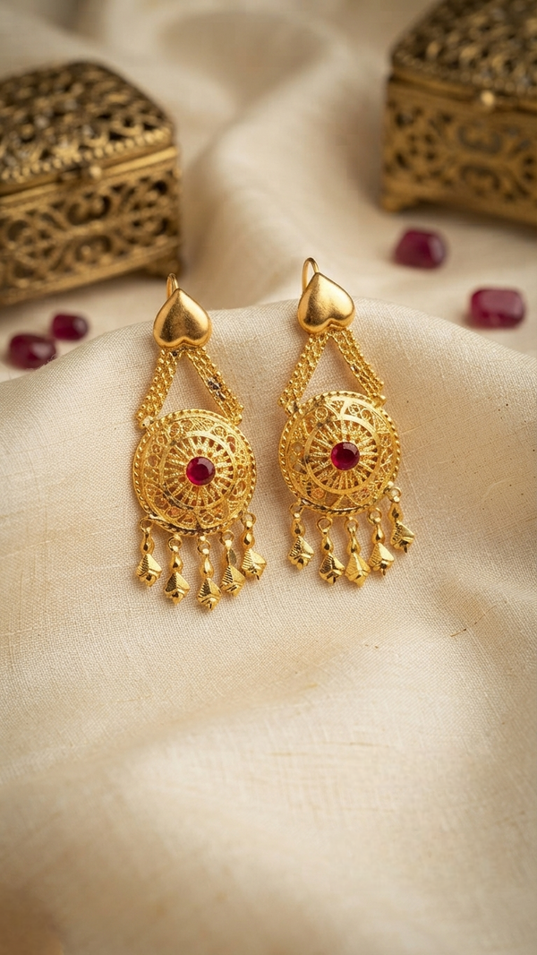 Opulent Gold Earrings