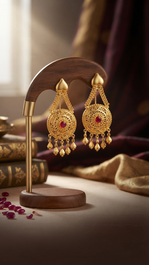 Opulent Gold Earrings