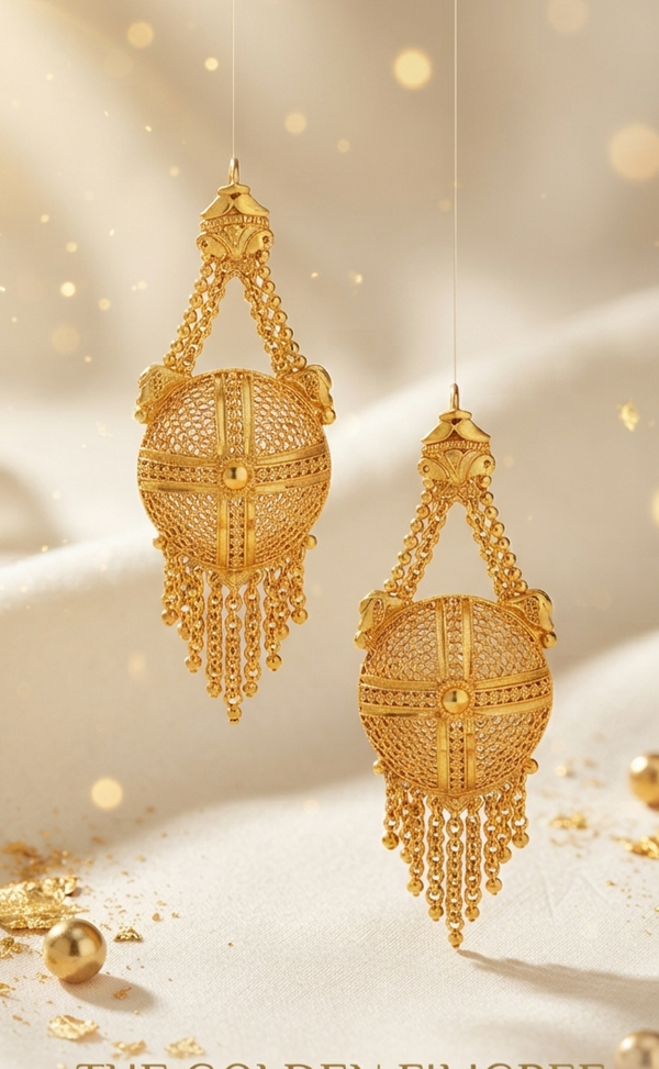 Imperial Gold Glow Earrings – Elegant Fashion Jewelry for Women