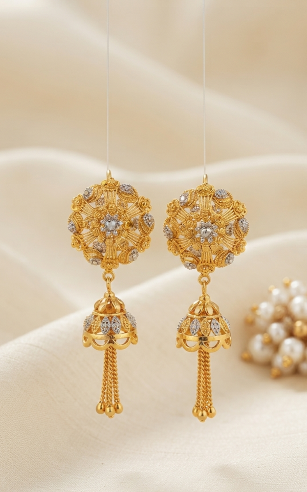Golden Aura Classic Earrings – Premium Jewelry for Women