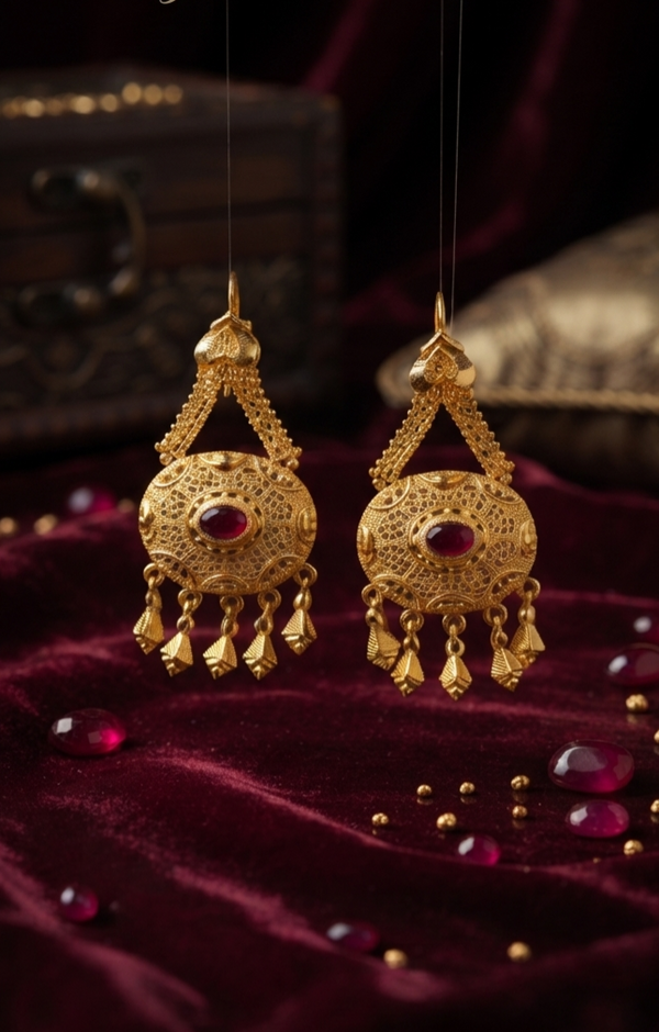 Golden Elite Charm Earrings – Premium Fashion Jewelry for Women