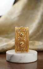 Golden Rajwari Imperial Crown Kara – Premium Traditional Jewelry for Women
