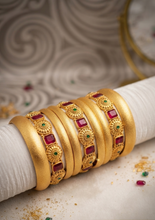 Royal Rajwari Imperial Heritage Kara – Elegant Traditional Jewelry for Women