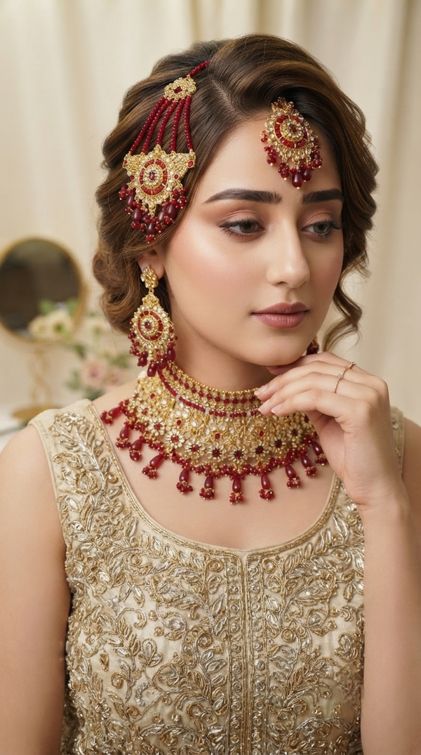 Bridal Sparkle Necklace Set