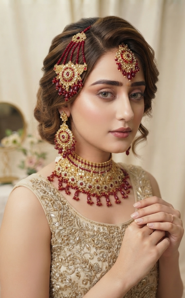 Bridal Sparkle Necklace Set