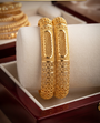 Gold Polished Elegance Bangles – Premium Traditional Jewelry for Women